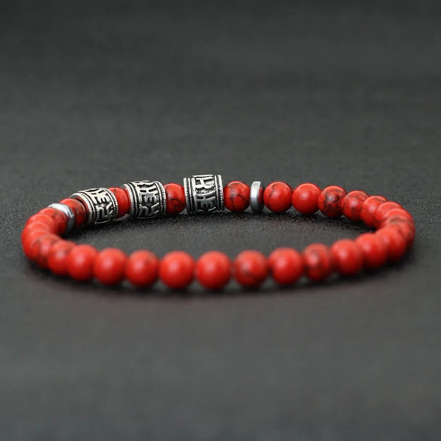 Tibetan Gemstone Power Bracelet detail