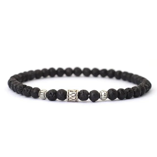 Tibetan Gemstone Power Bracelet on wrist